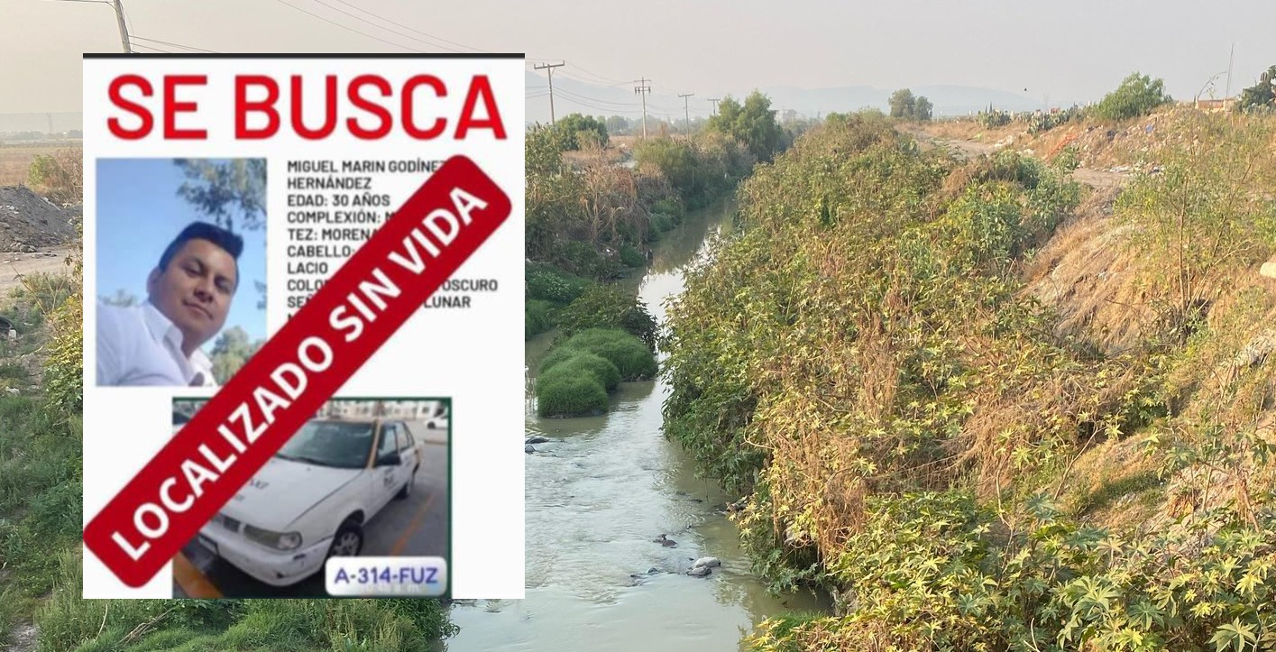 Así fue el hallazgo del cuerpo sin vida de Miguel N. Taxista desaparecido en Hidalgo
