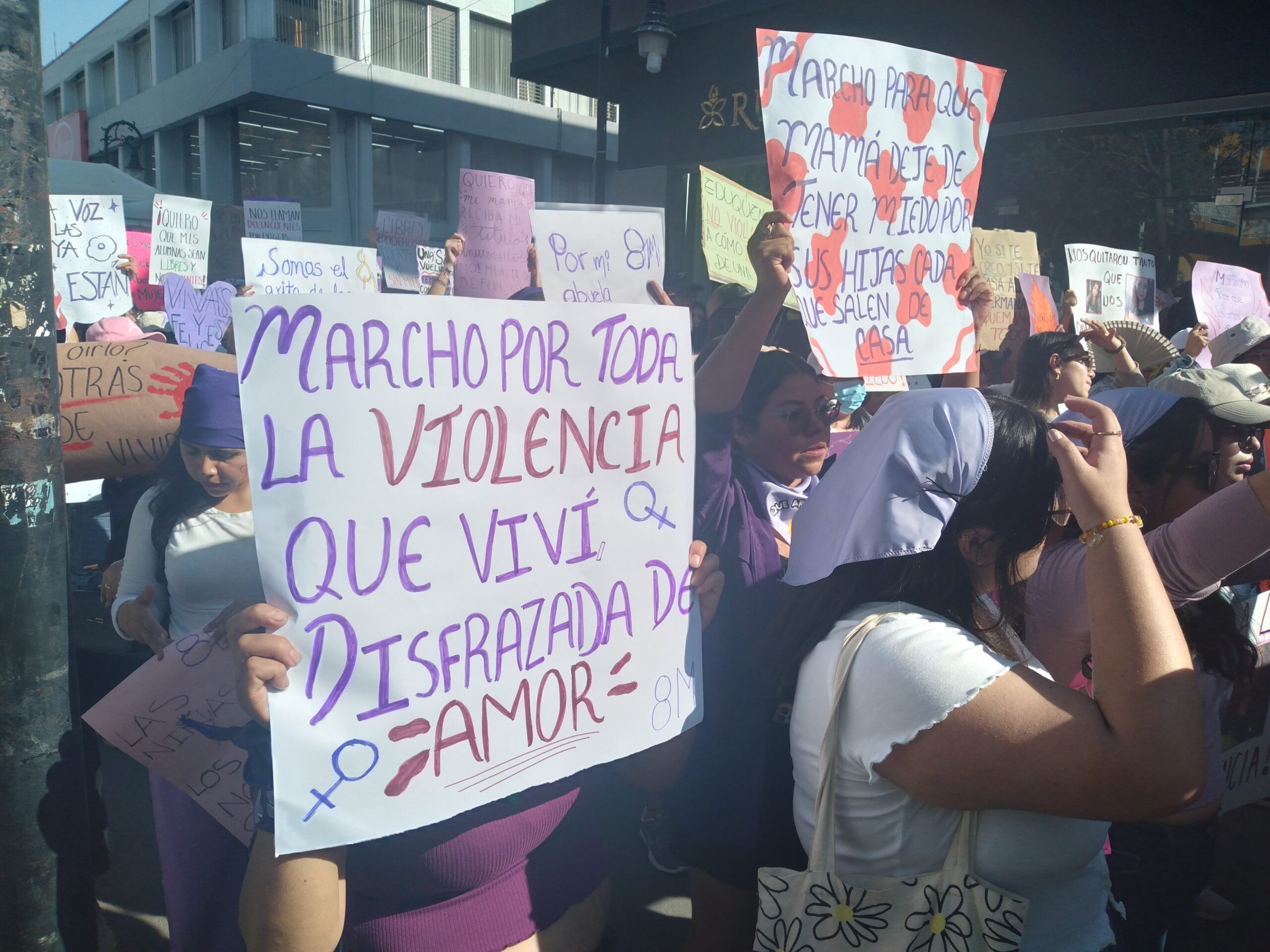 Tulancingo tiene la mayor movilización en el 8M en un grito de justicia y resistencia