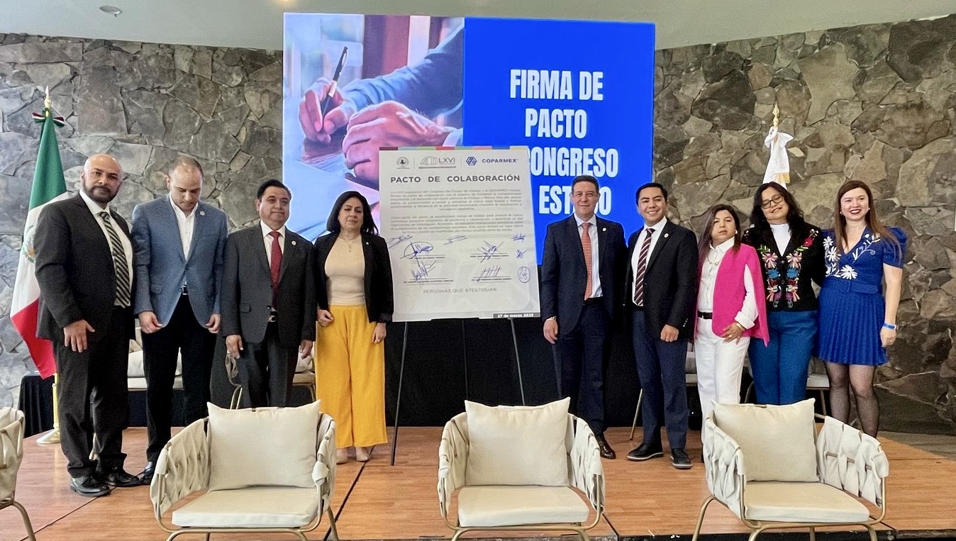 Firma Coparmex convenio con Congreso local, revisa para qué funcionará