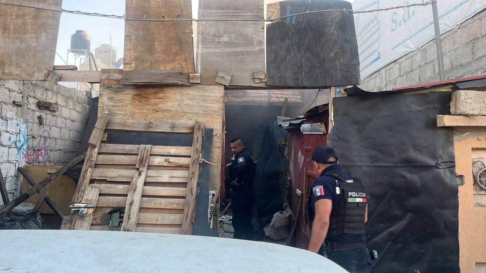 Mineral de la Reforma: Bomberos controlan incendio en casa del Fraccionamiento El Saucillo