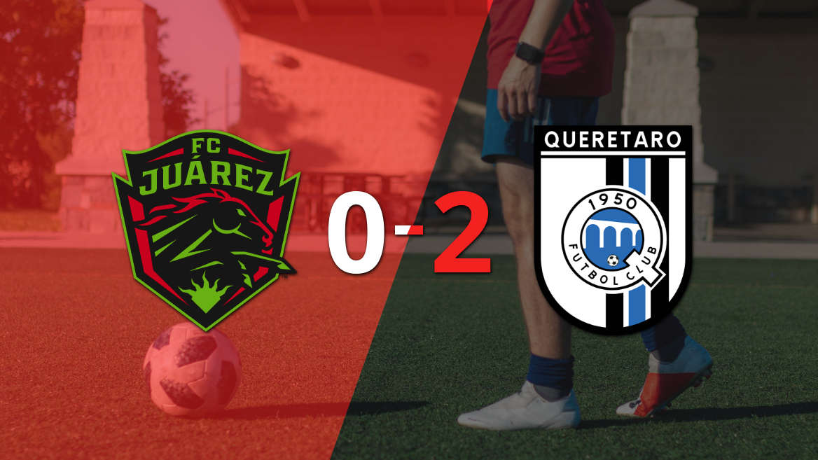 FC Juárez no pudo ante la contundencia de Querétaro y perdió por 2 a 0