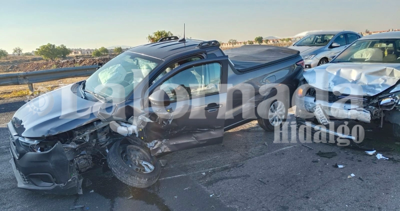 Accidente en la autopista México–Pachuca provoca carga vehicular en Tolcayuca