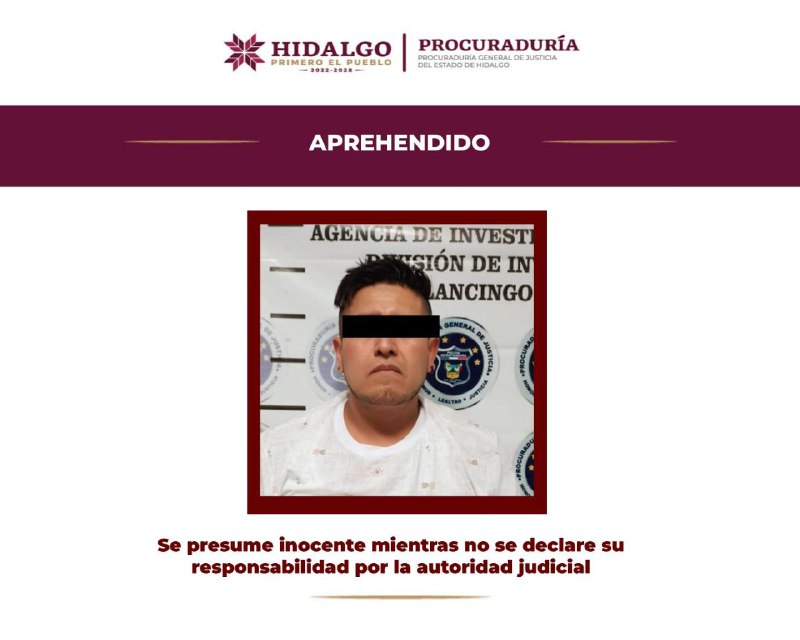 Aprehenden a presunto implicado en homicidio doloso en Singuilucan; restos calcinados fueron hallados en 2022