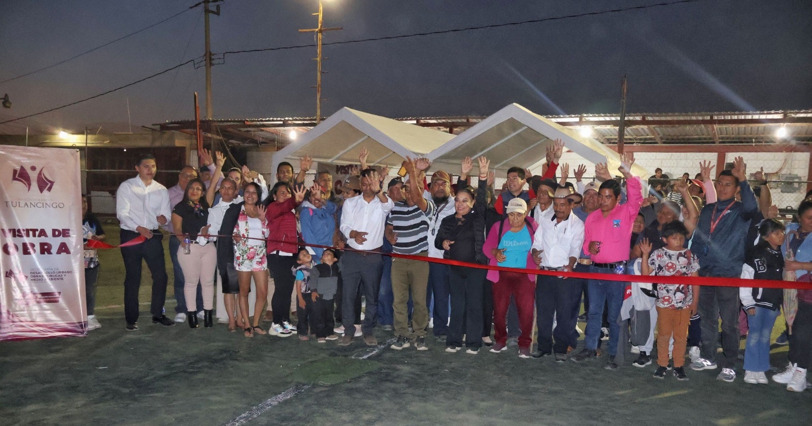 Tulancingo: Alcaldesa Lorena García entregó obras en Ampliación Paraíso Norte