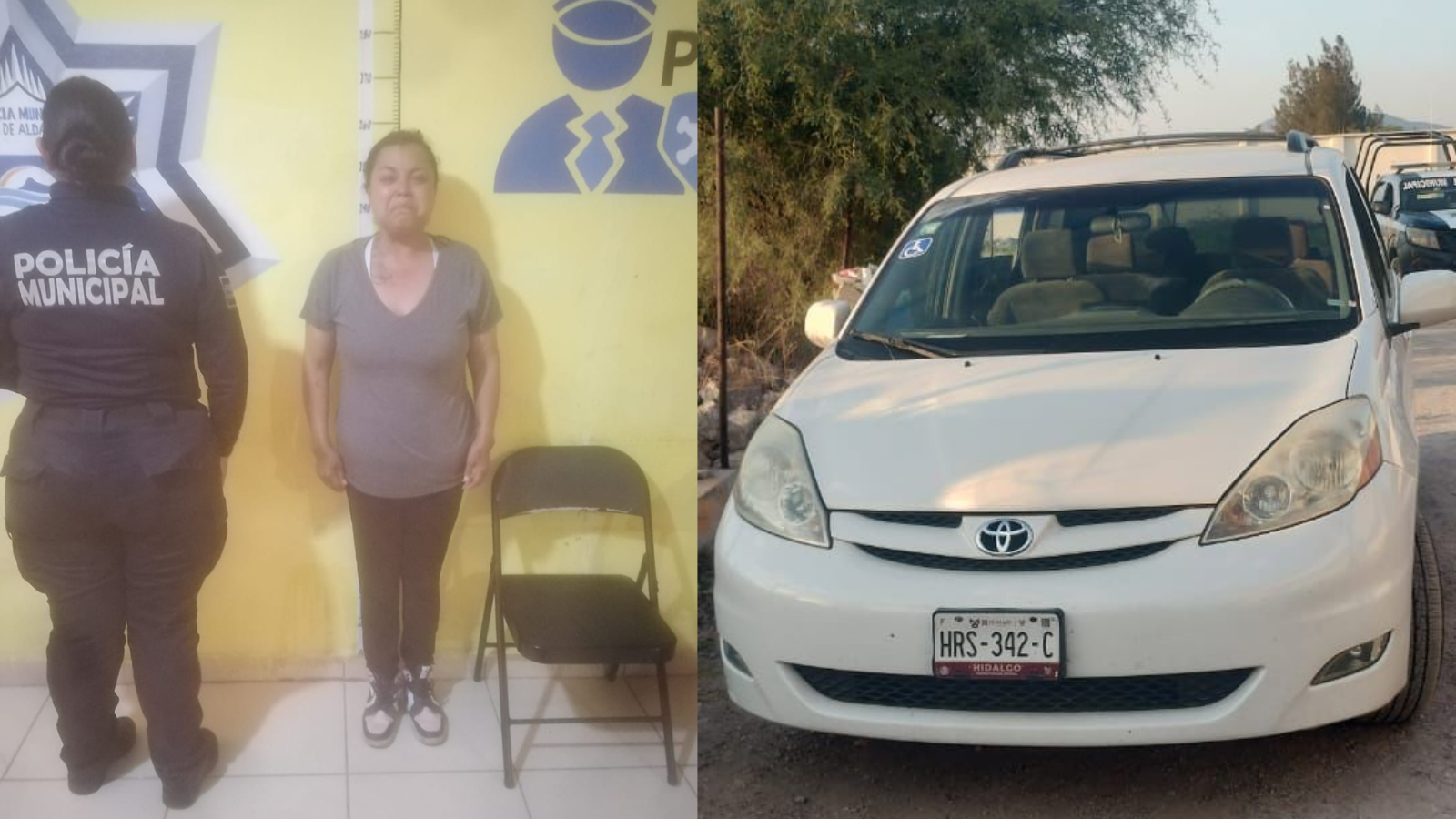 Detienen a mujer por narcomenudeo en Tezontepec; viajaba con dos menores
