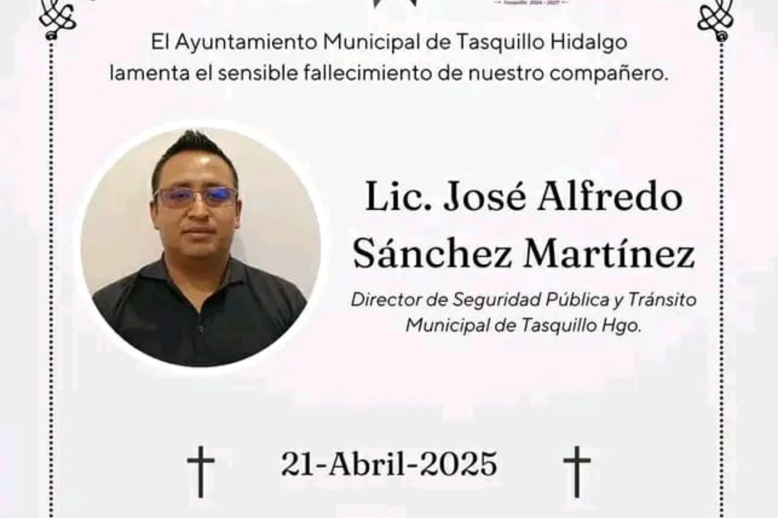 Fallece director de Seguridad Pública de Tasquillo, fue baleado el fin de semana