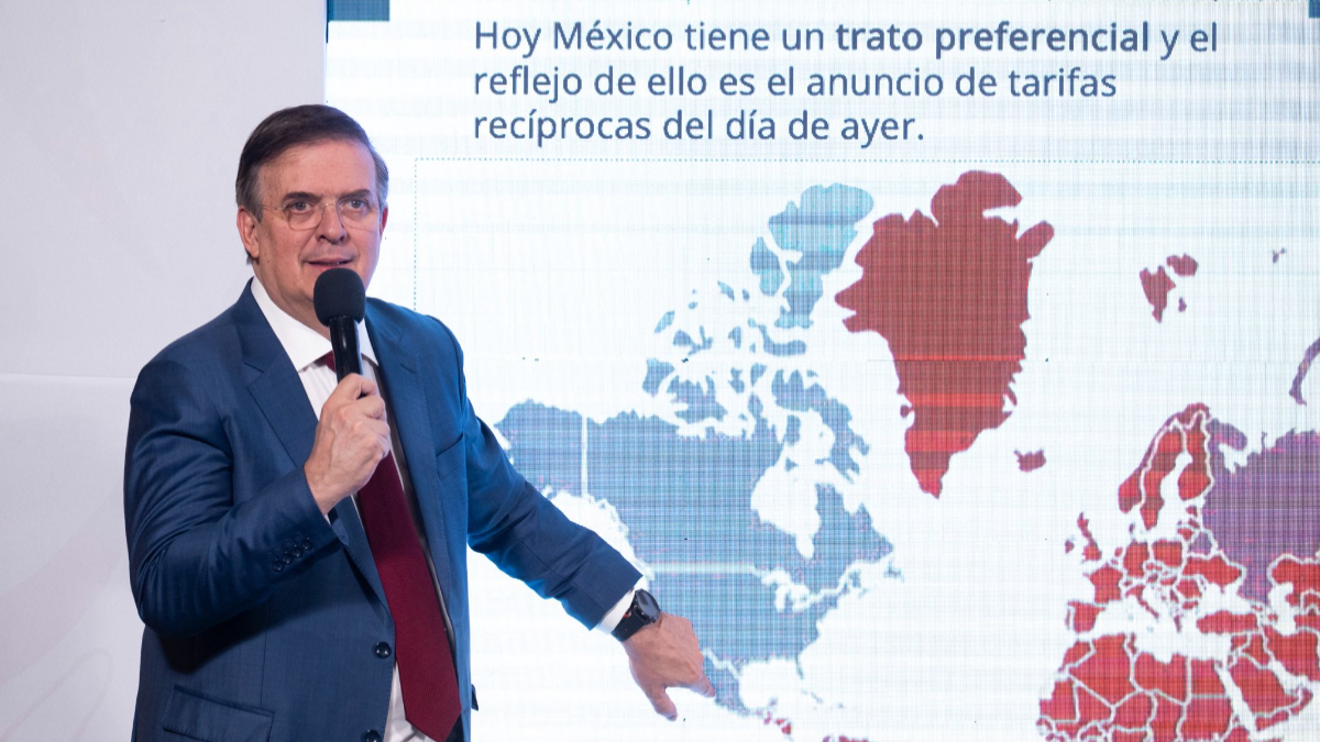 Marcelo Ebrard presentó las industrias que están fuera de las tarifas impuestas por Trump y resaltó la estrategia de Sheinbaum.