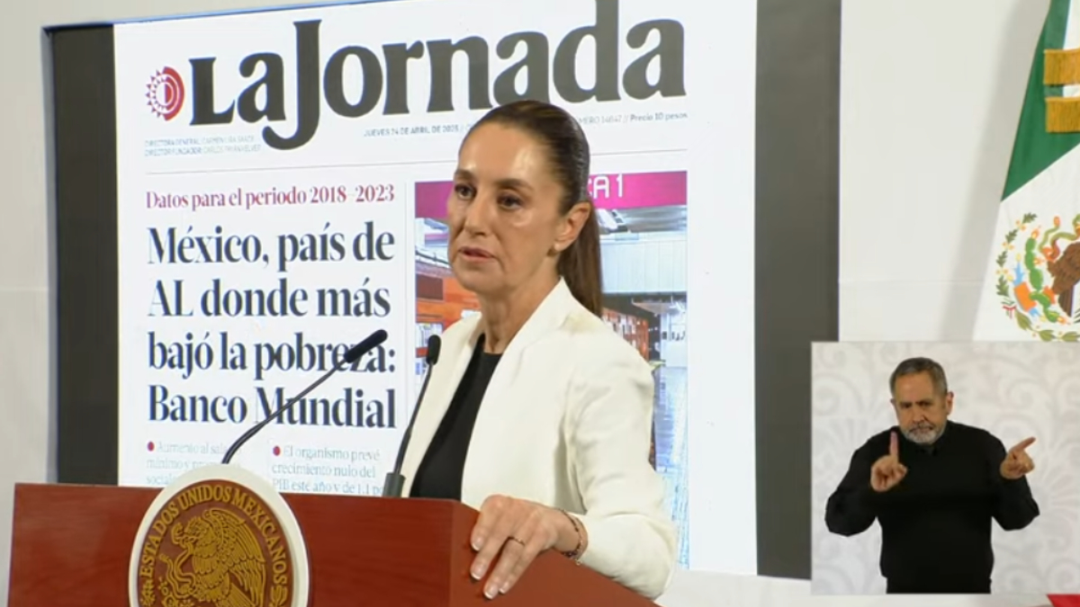 Sheinbaum celebra que México es líder en reducción de pobreza en AL y reconocido por el Banco Mundial