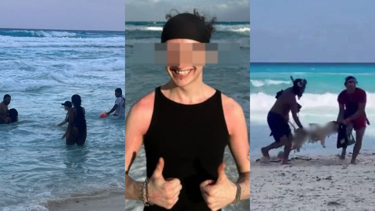 Joven en Cancún muere tras salvar a su quien fuera su pareja en Playa Chac Mool; su cuerpo fue hallado días después con signos de ataque marino.