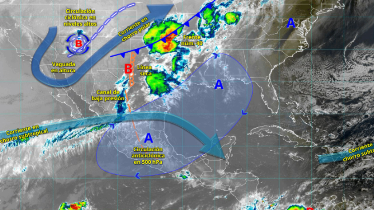 Lluvia, calor extremo y vientos intensos: así impactará el frente frío 40 en Edomex, CDMX, Hidalgo y más entidades