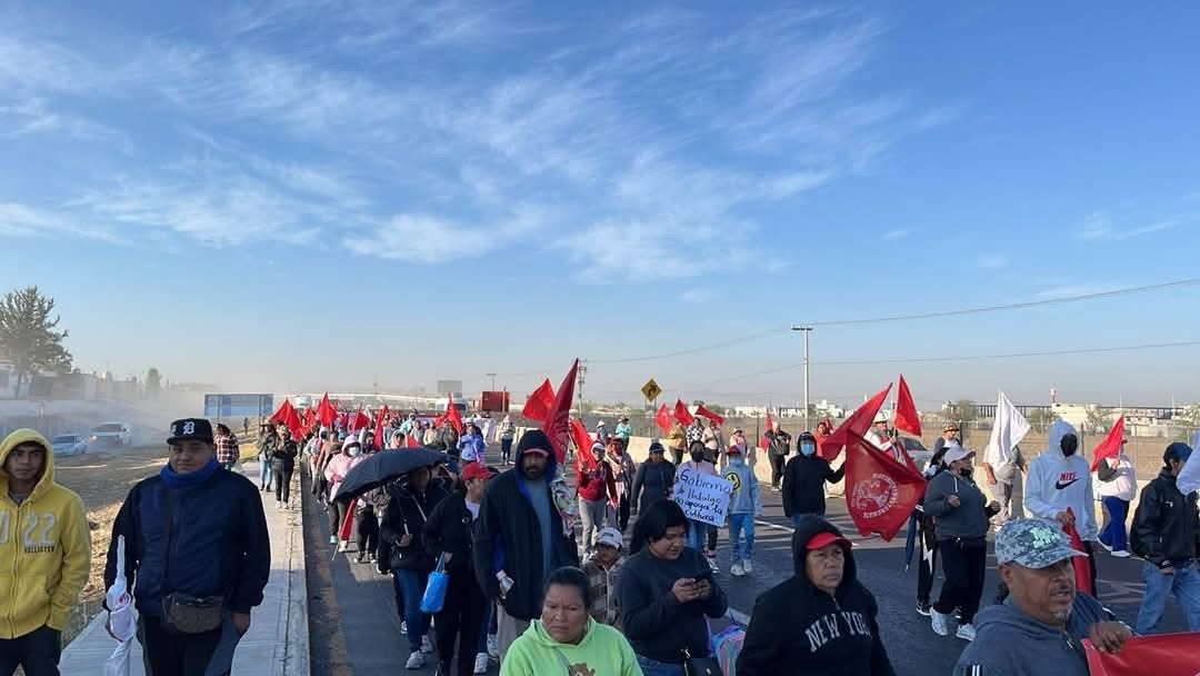 ¡Alerta vial! Reportan manifestantes en la México-Pachuca
