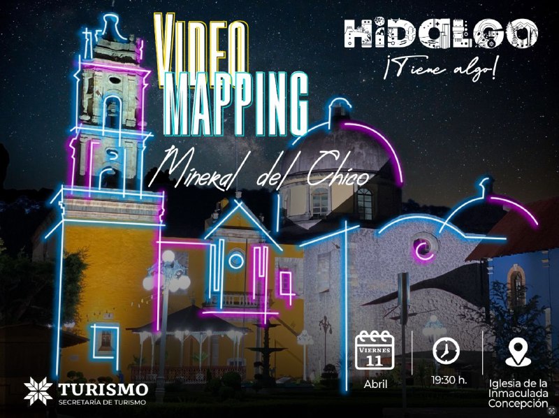 Mineral del Chico estrena videomapping: una experiencia inmersiva que une historia y tecnología