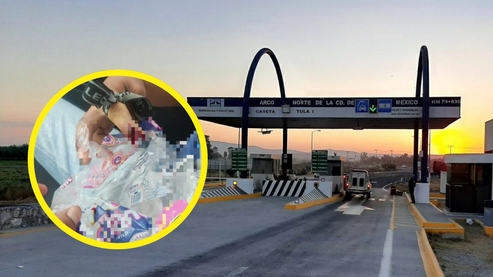 Asalto en el Arco Norte deja a transportista herido en Tula de Allende