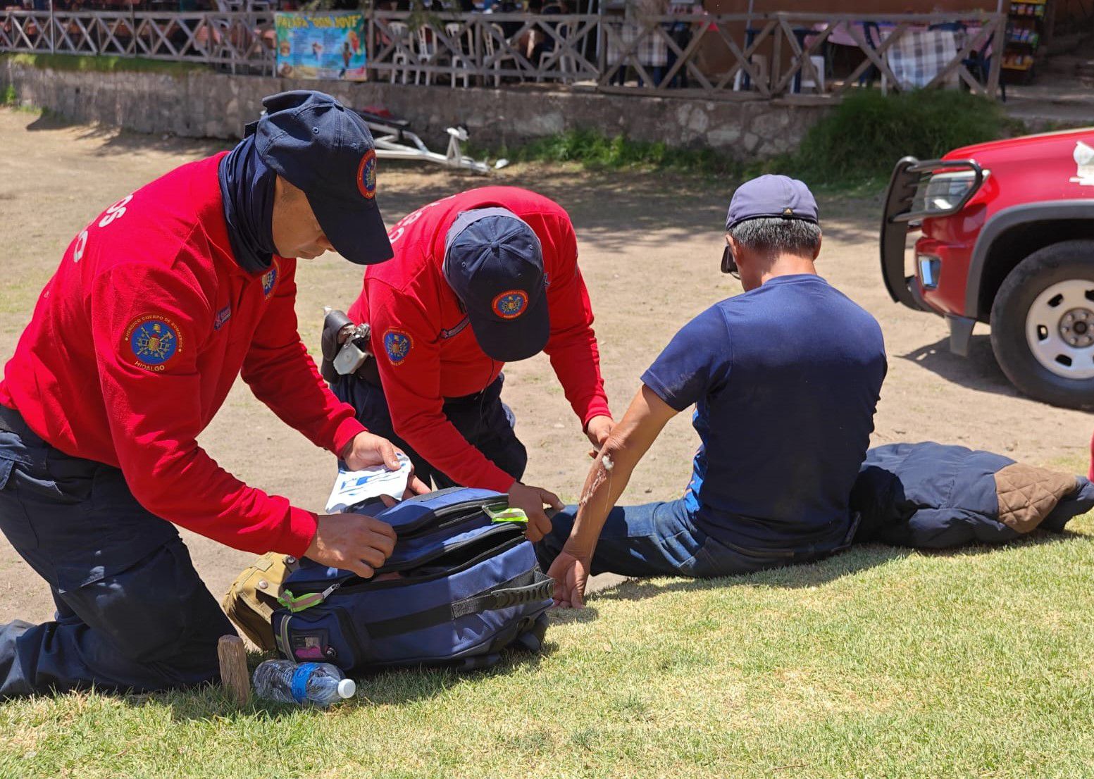 Instalan módulo de auxilio turístico en El Cedral para atención inmediata a visitantes