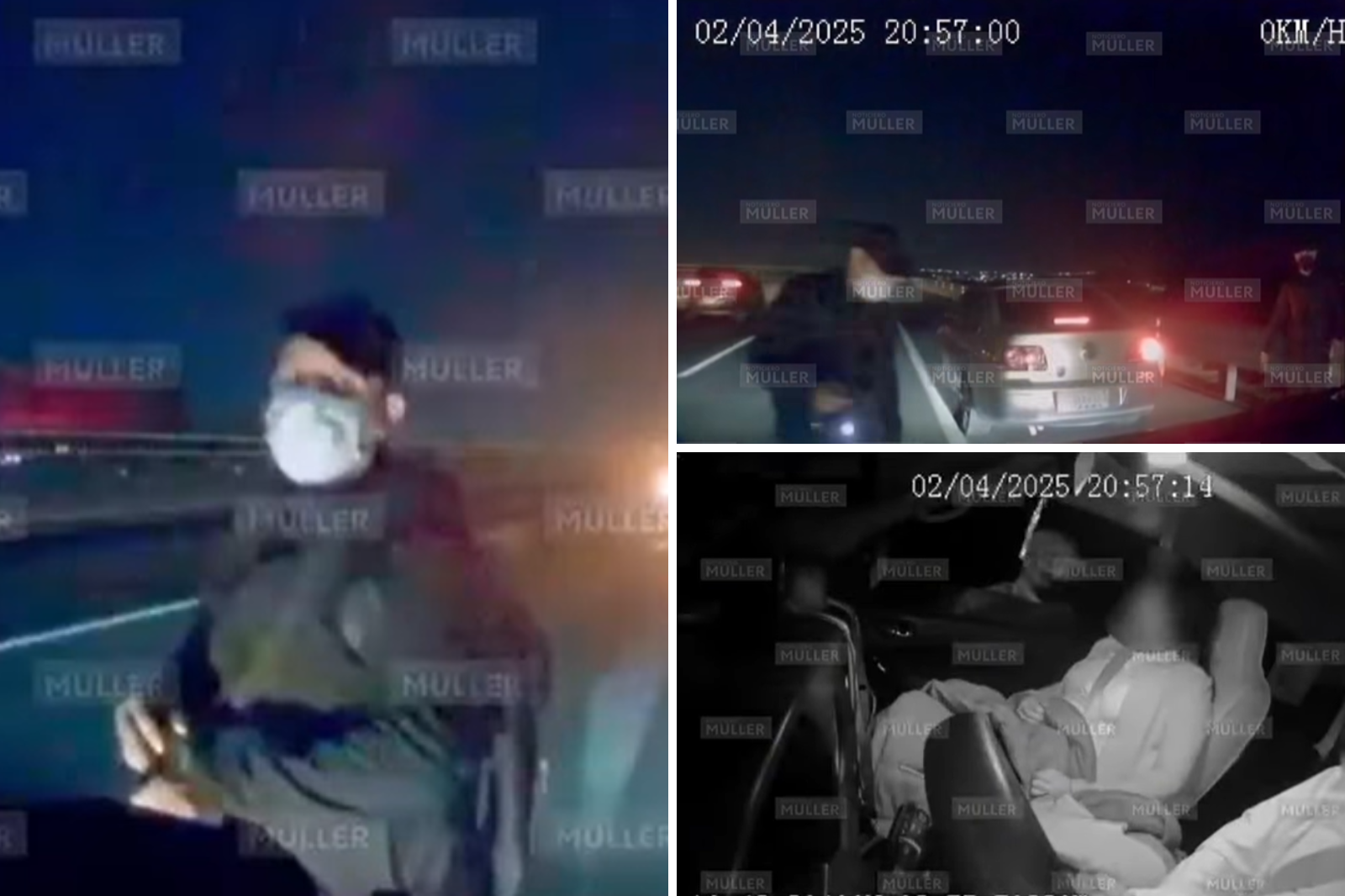 Falsos policías intentan secuestrar a conductor en la autopista México-Pachuca