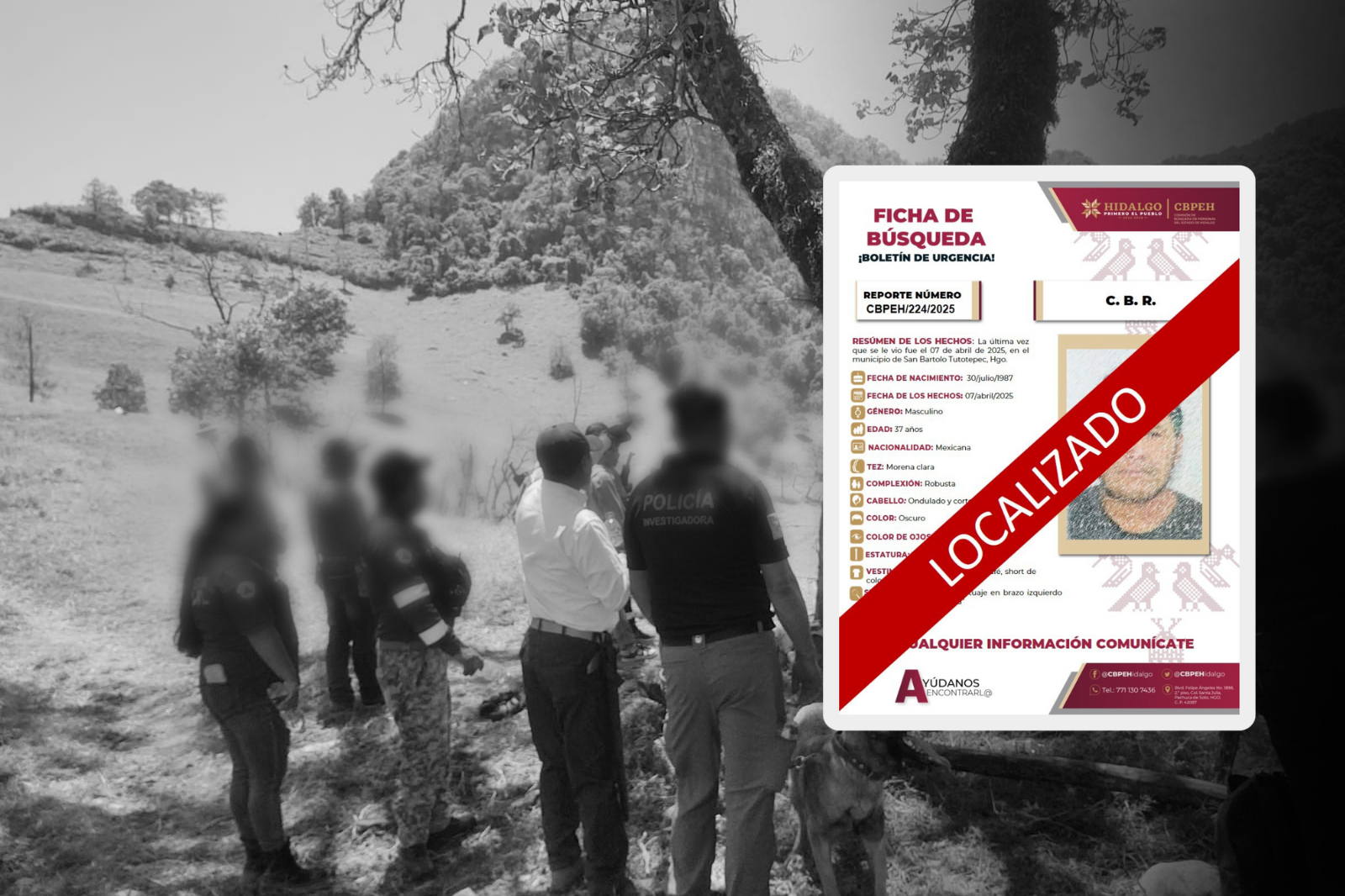 Confirman hallazgo sin vida de hombre desaparecido en San Bartolo Tutotepec