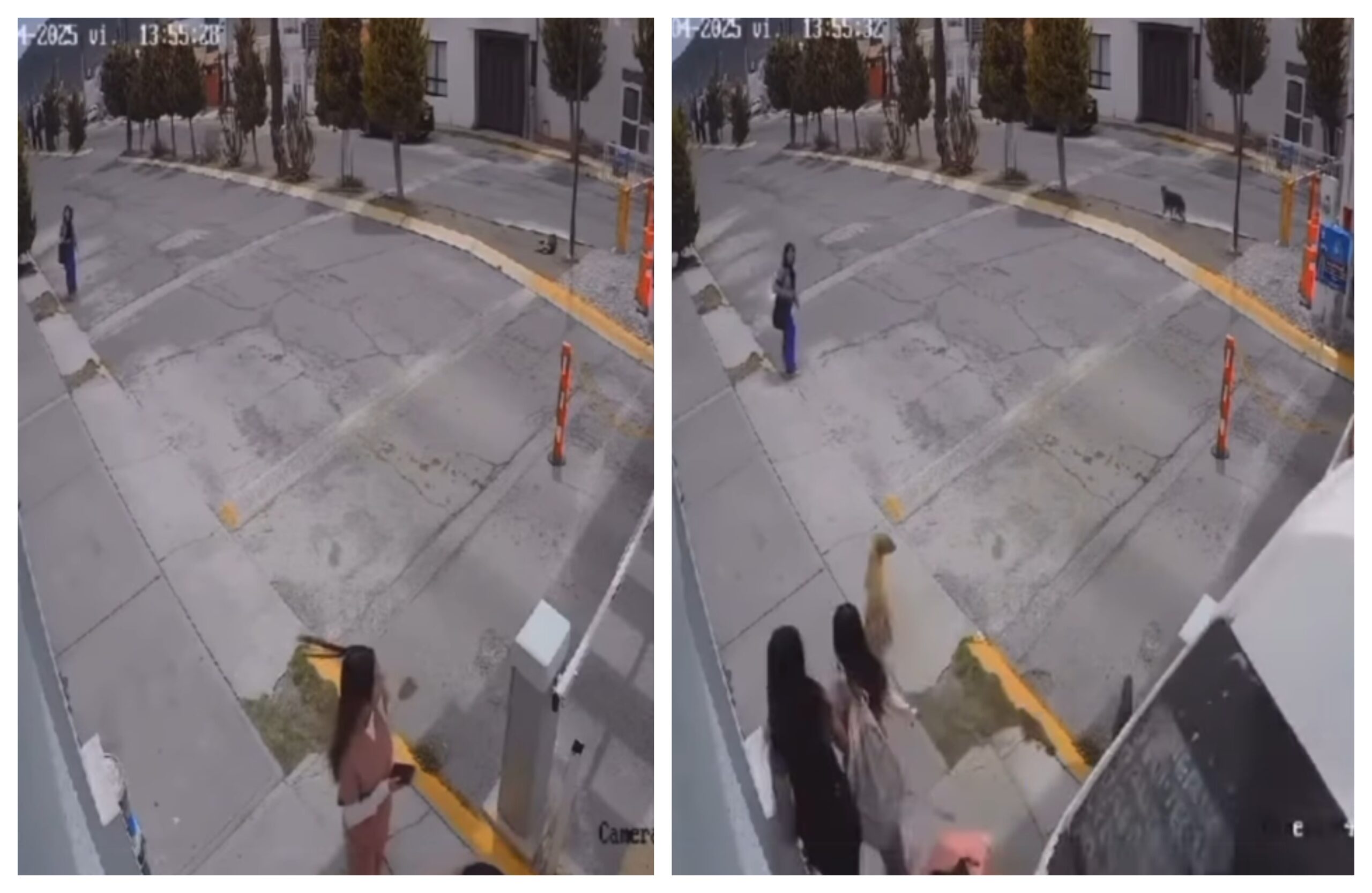 Pachuca: chocan combis y casi atropellan a estudiantes en Paseo de los Solares | VIDEO