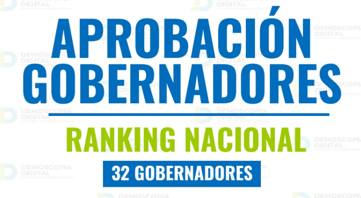 Aprobación de gobernadores de marzo 2025