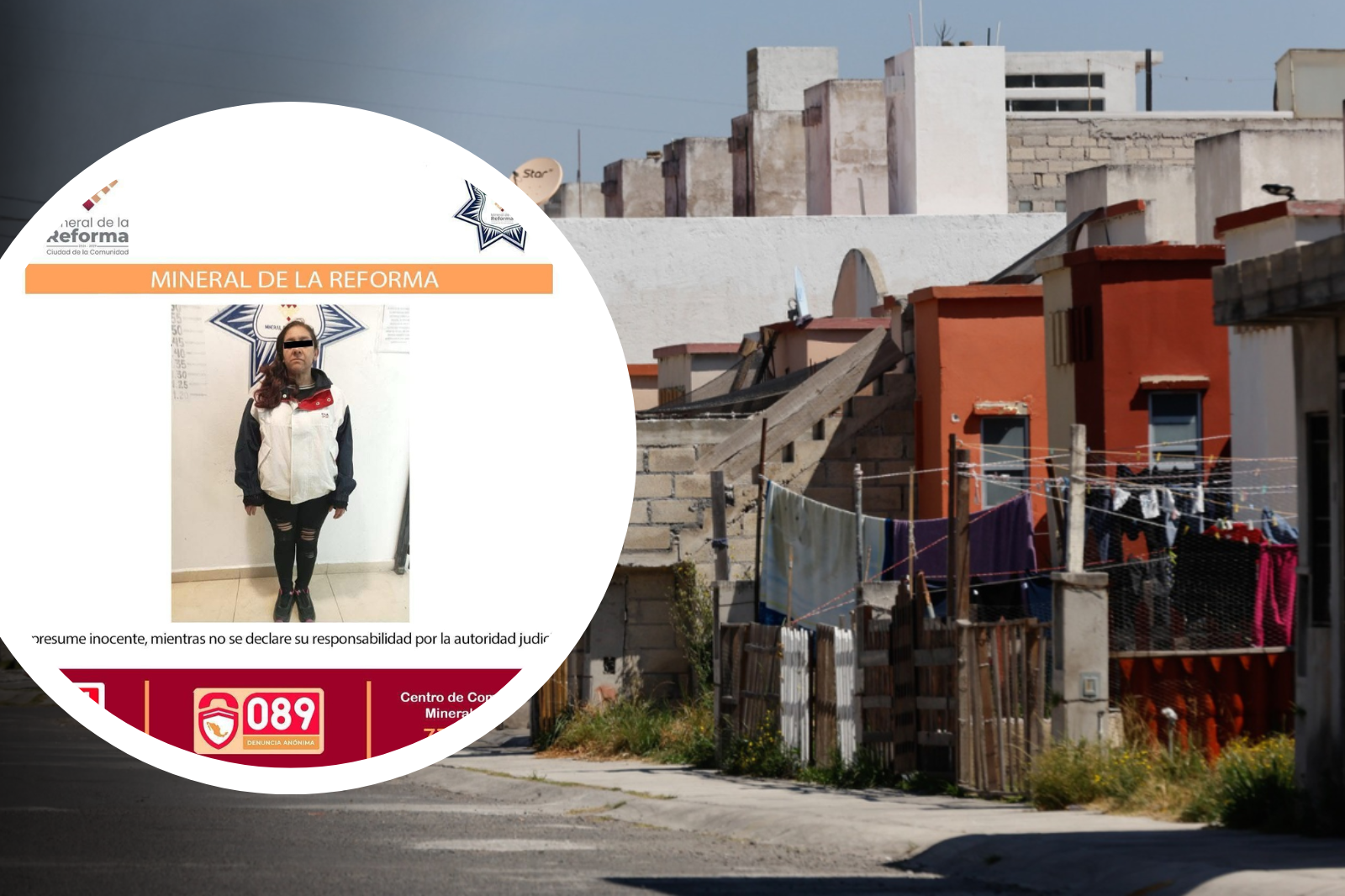 Detienen a mujer que intentó apropiarse de una casa en Mineral de la Reforma