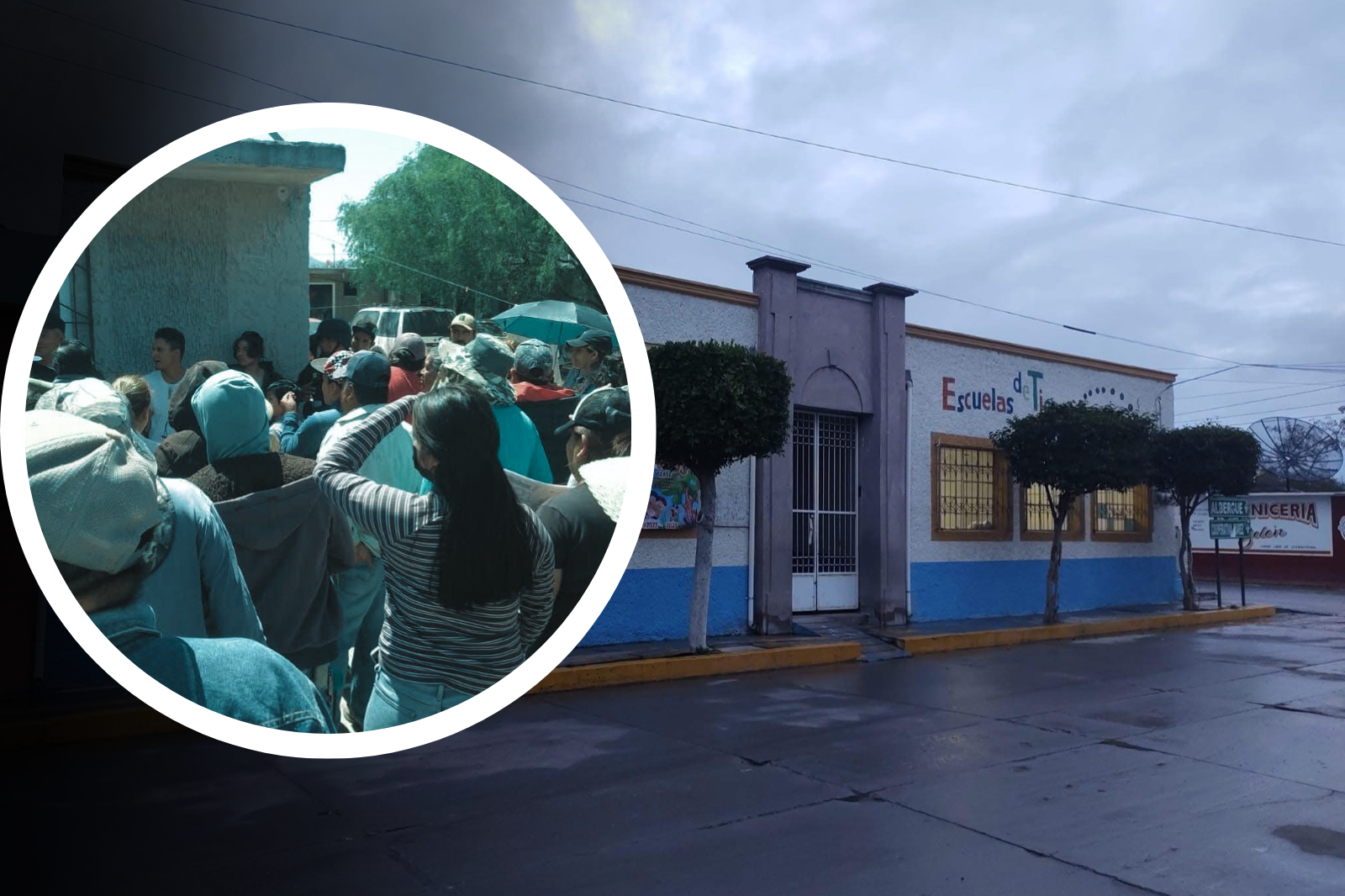 Padres retienen a presuntos ladrones tras robo en escuela de Xochitlán