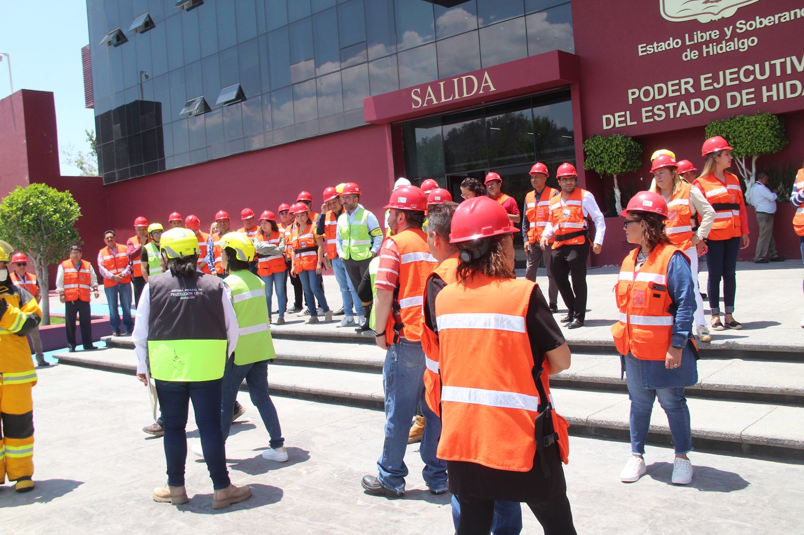 VIDEOS. Así se realizó el simulacro en Hidalgo
