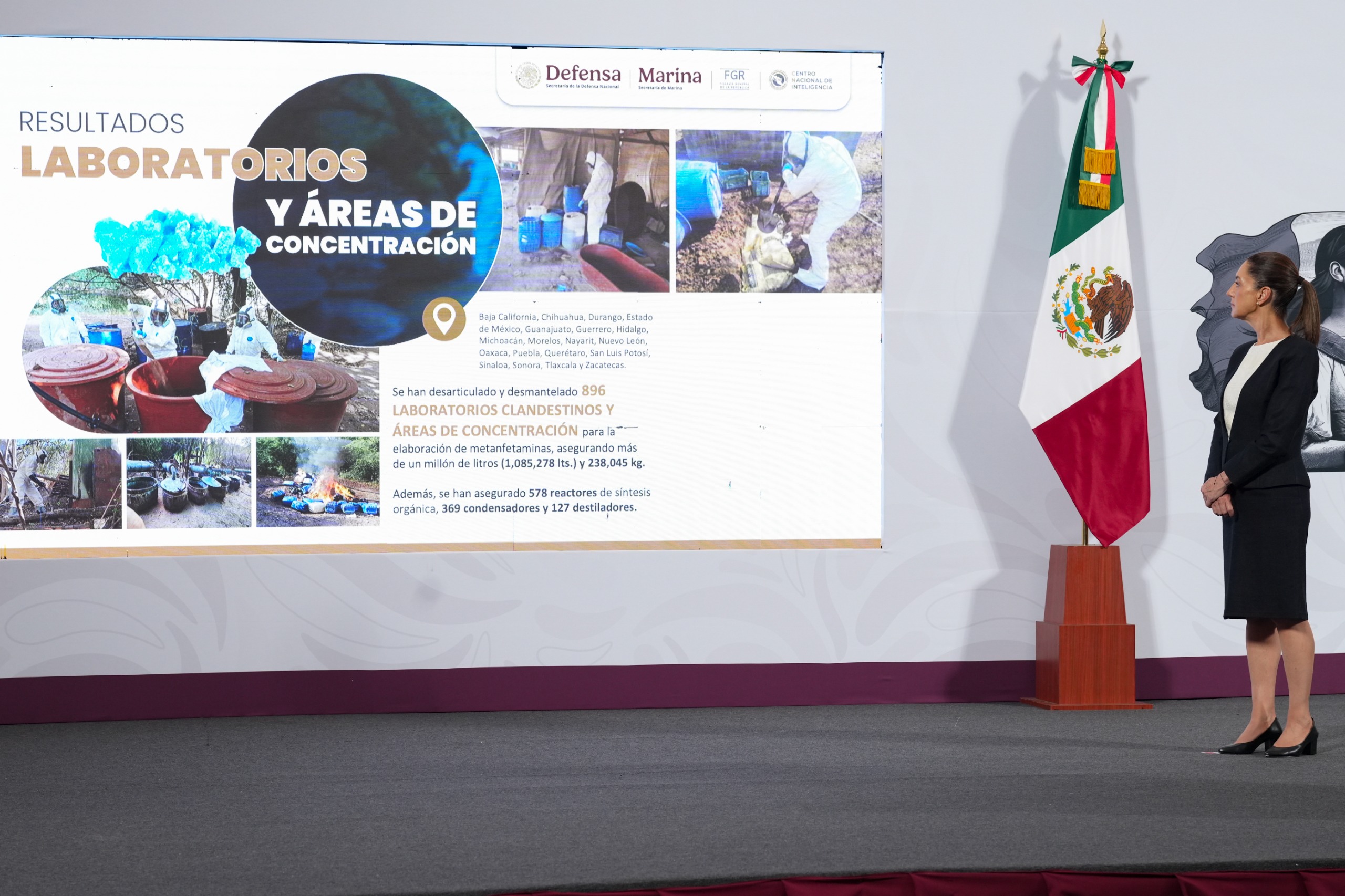 Homicidios bajan 25% en siete meses; Claudia Sheinbaum