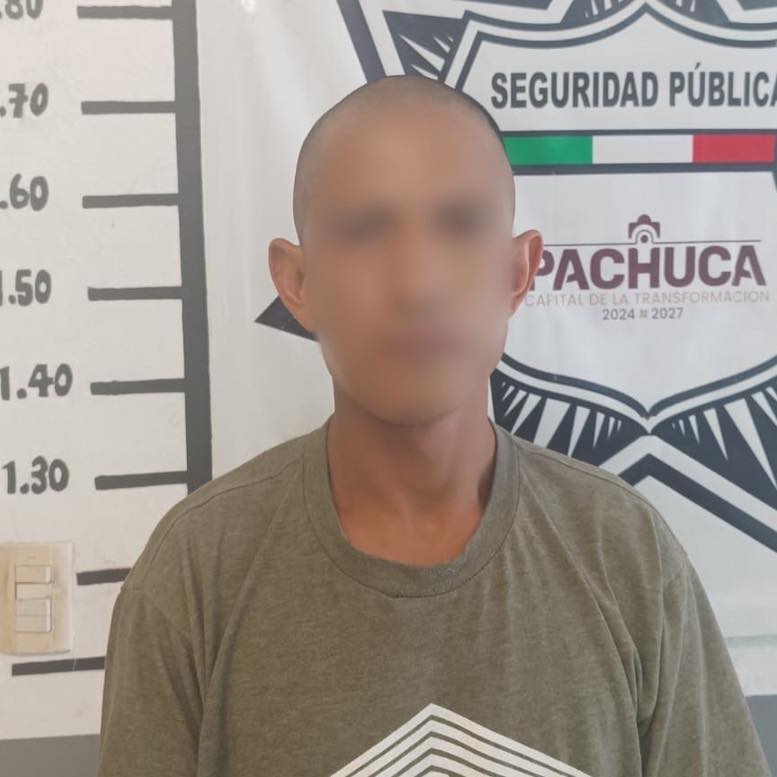 Detienen a presunto ladrón de autopartes en Pachuca