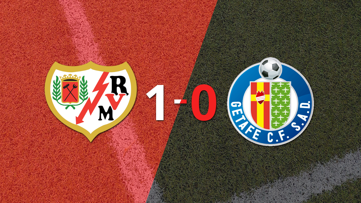 Rayo Vallecano derrotó 1-0 a Getafe