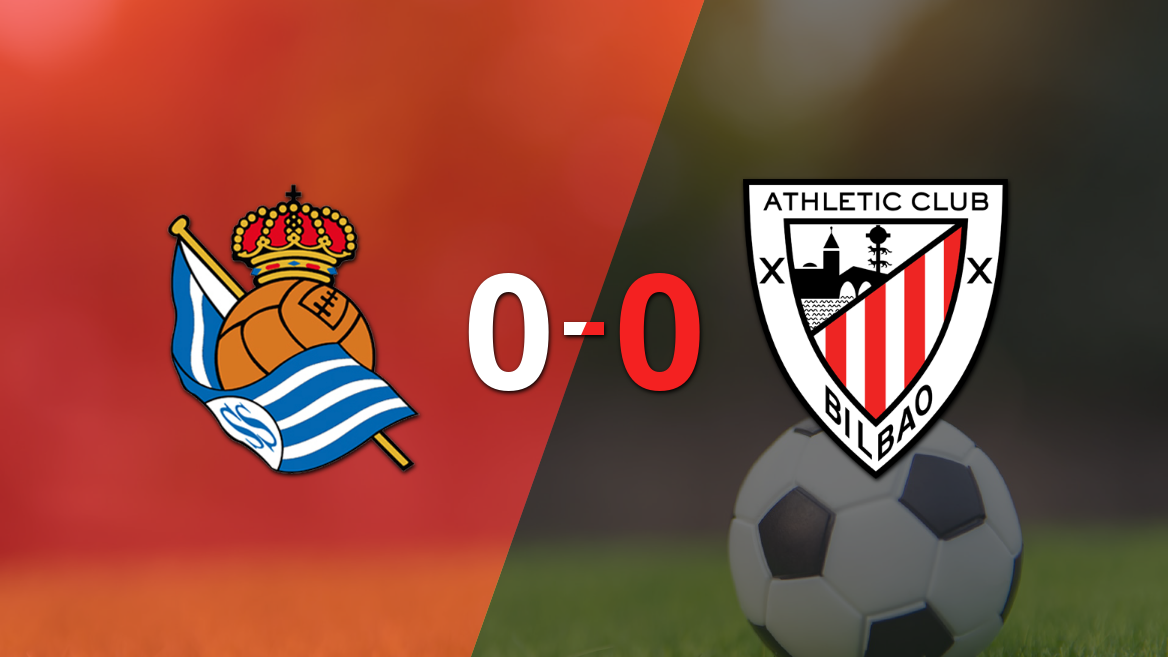 Real Sociedad y Athletic Bilbao empataron 0 a 0 en el derbi vasco