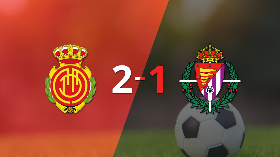 Mallorca voltea el marcador y triunfa 2 a 1 ante Valladolid