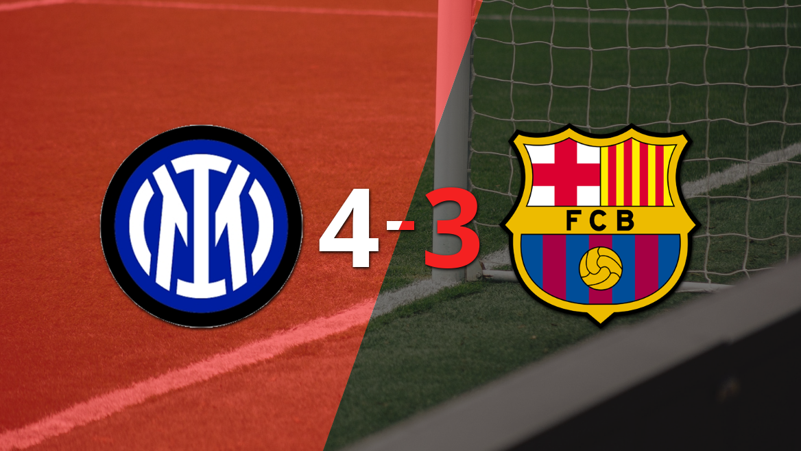 Inter derrotó a Barcelona y se metió en la final