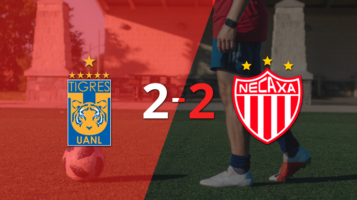 Necaxa igualó con Tigres, pero se clasificó a Semifinales tras un gol agónico