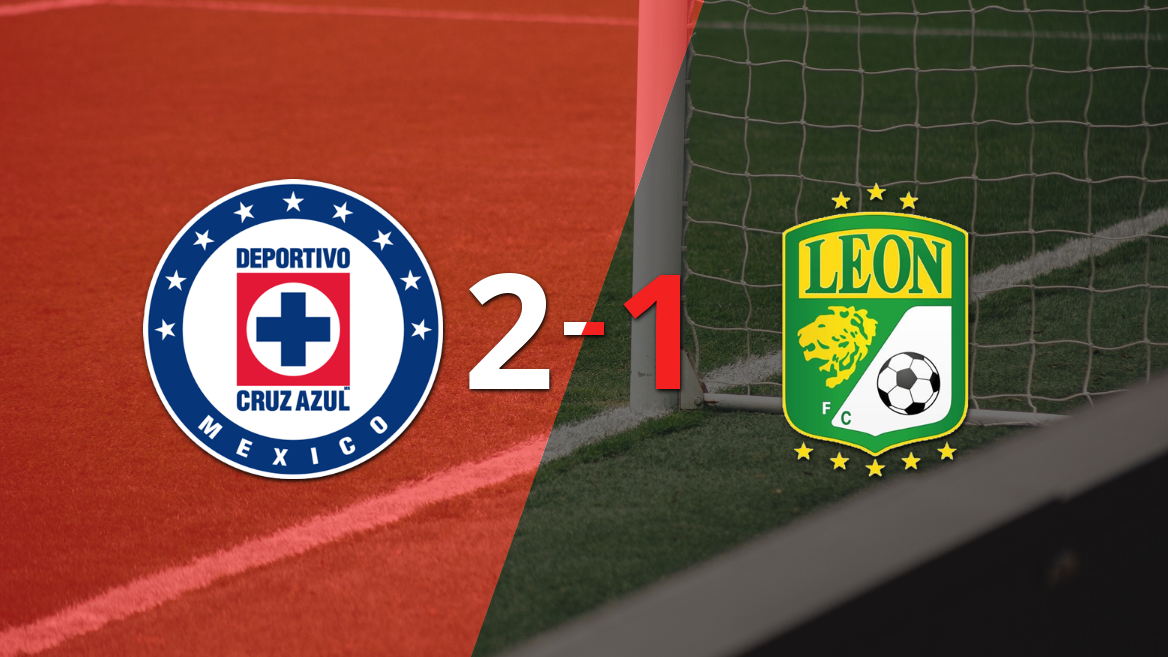 Cruz Azul clasificó al vencer 2-1 a León