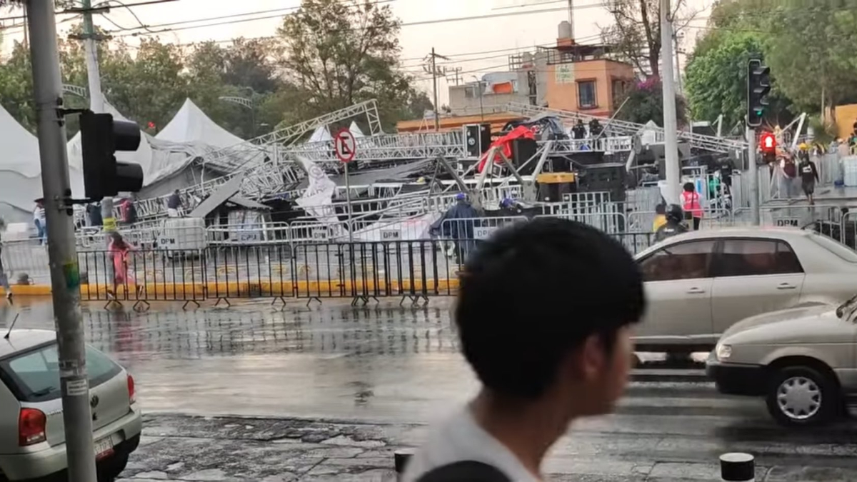 [VIDEOS] Colapsa escenario de concierto de Día de las Madres en CDMX; se presentaría Alicia Villarreal con ‘GranDiosas’