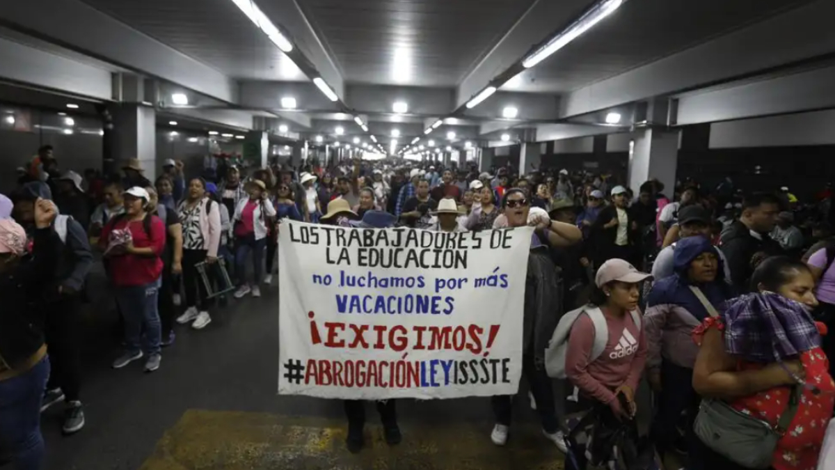 CNTE reclama por ausencia de Sheinbaum para negociación en Segob