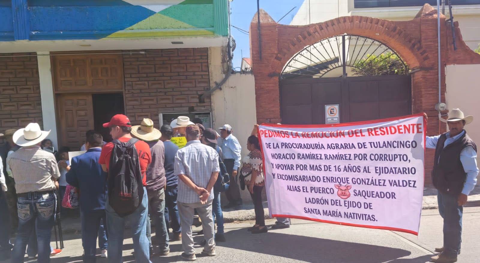 Ejidatarios de Cuautepec acusan corrupción en Procuraduría Agraria; exigen nueva asamblea
