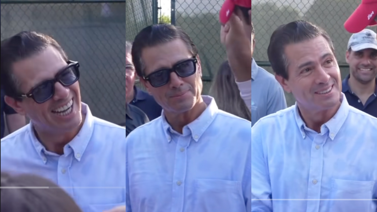 El expresidente Peña Nieto reapareció públicamente y sorprendió al formar parte de un espectáculo de magia.