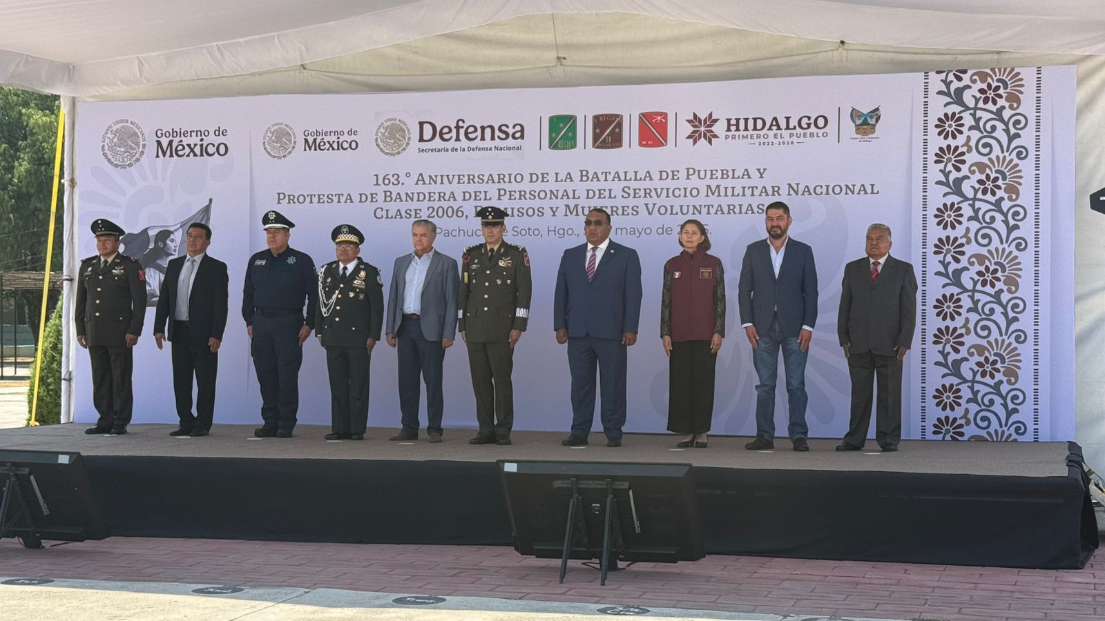 Conmemoran el 163 Aniversario de la Batalla de Puebla