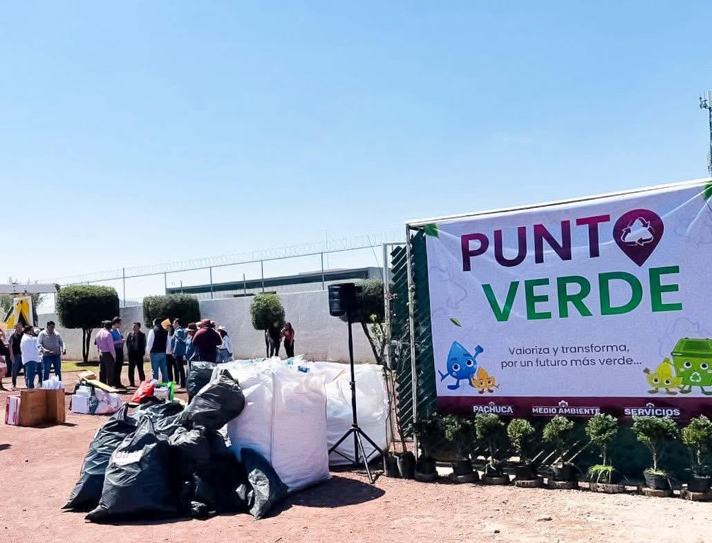 Pachuca habilita Punto Verde para fortalecer reciclaje