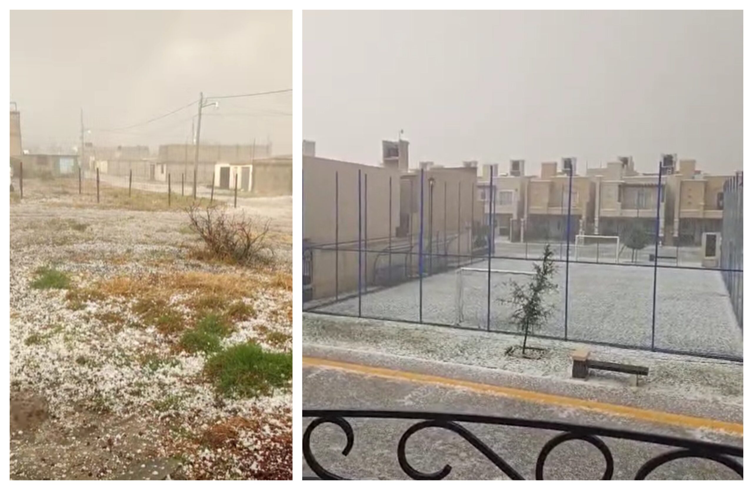 VIDEOS: Granizo del tamaño de pelota de golf sorprende a vecinos de Pachuca y Mineral de la Reforma