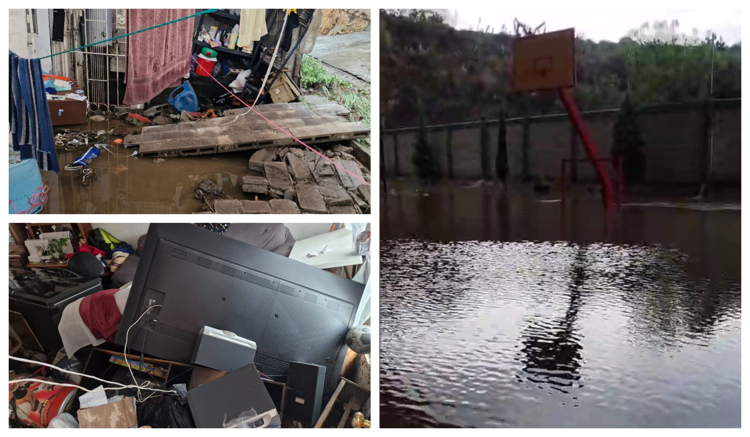 Pachuca: intensas lluvias destruyen vivienda e inundan escuela en Colinas de Plata | VIDEOS