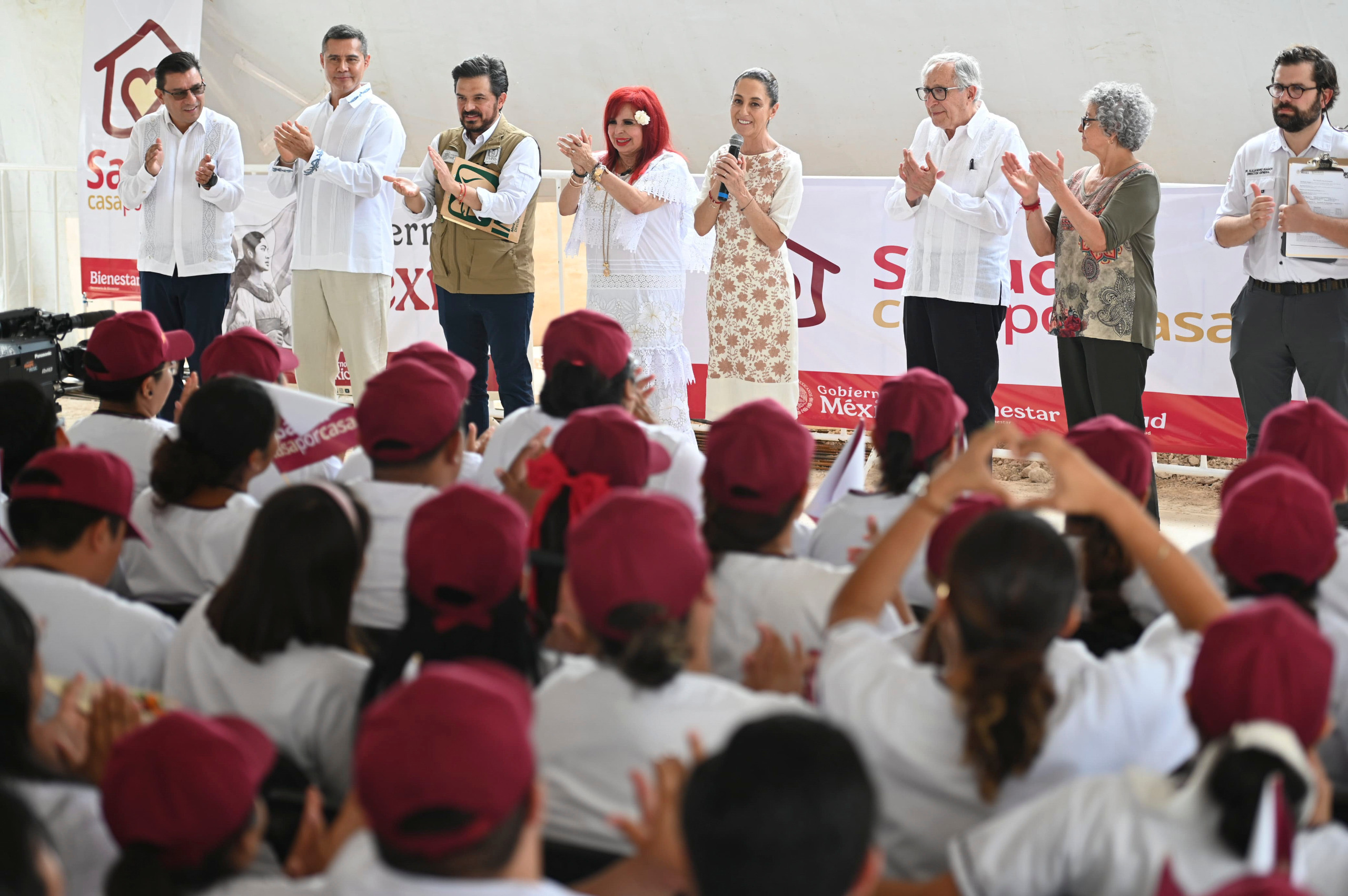 Claudia Sheinbaum destaca en Campeche que Salud Casa por Casa “hará historia en México”