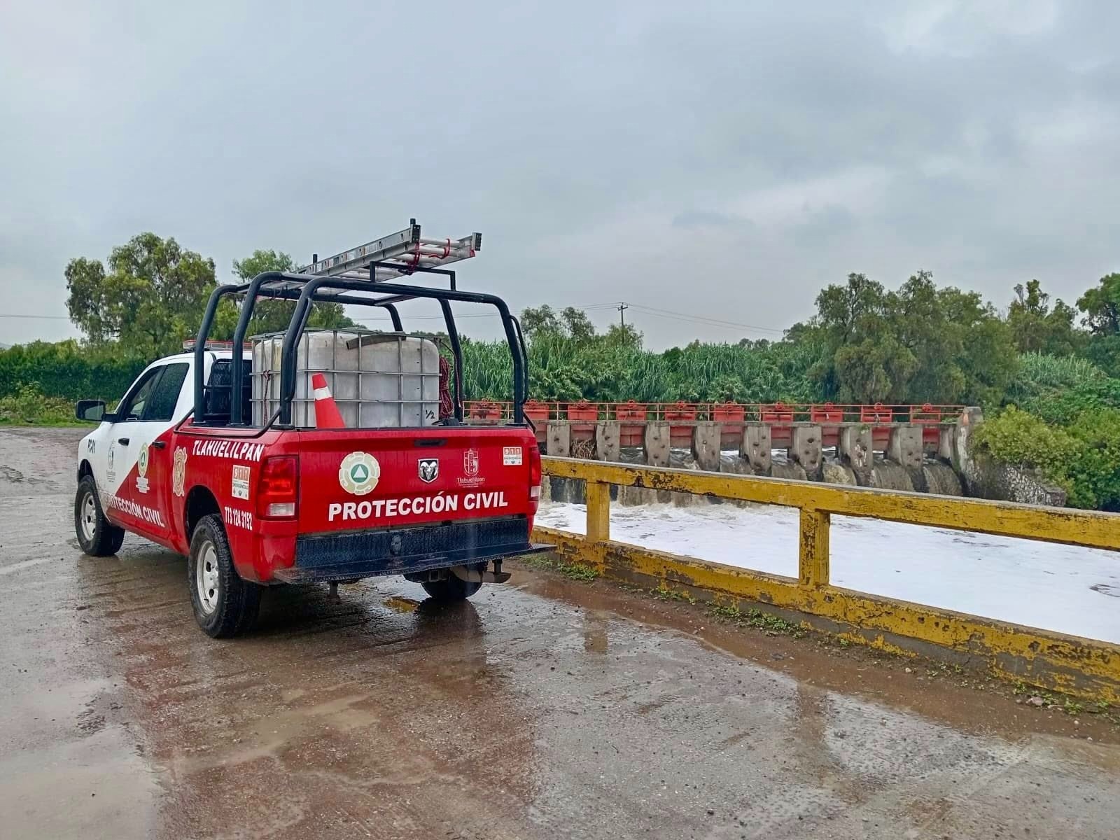 Protección Civil refuerza vigilancia de afluentes en Tula y Tepeji por ‘Ercik’