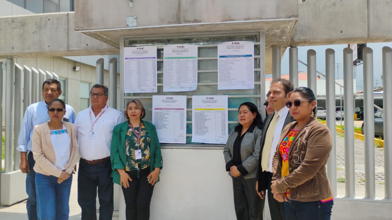 INE Hidalgo entrega resultados de cómputos distritales