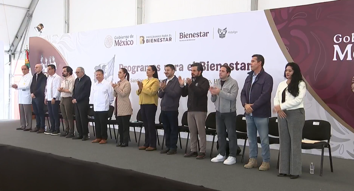 Sheinbaum promete tomógrafo para el Hospital General de Tulancingo y mejorar servicios de salud