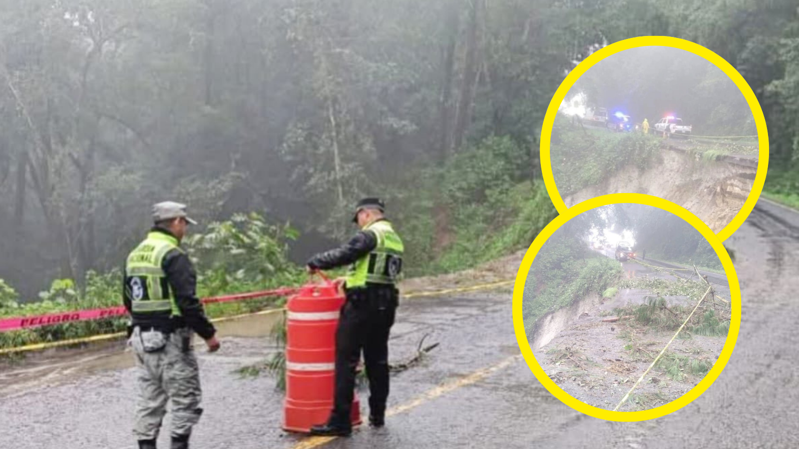 Deslave en Zacualtipán: México–Tampico parcialmente bloqueada