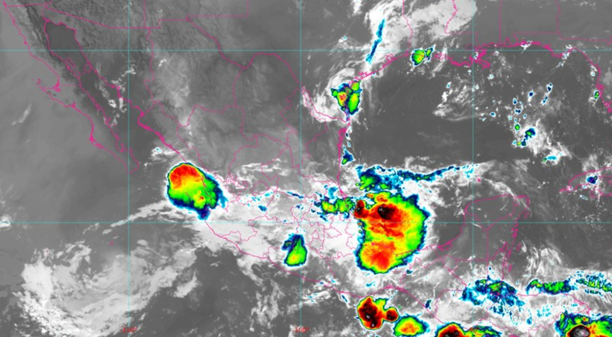 Tormenta Dalia dejará lluvias intensas en el centro del país, además de oleaje elevado y temperaturas superiores a 45 °C.