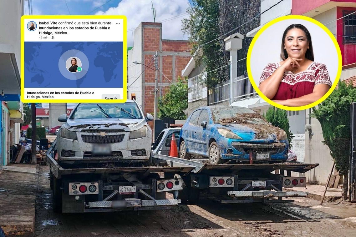 Indignación en Pachuca: Funcionaria presume estar “a salvo” mientras familias pierden su patrimonio por inundación