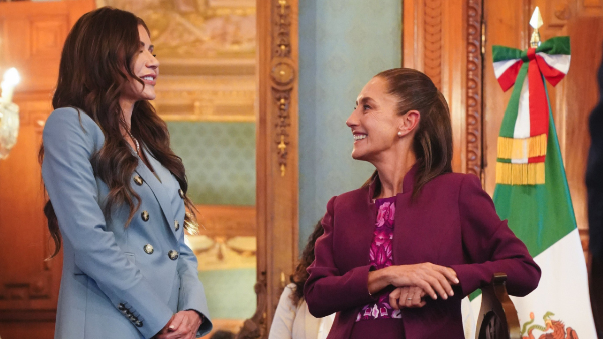 Kristi Noem acusa a Sheinbaum de alentar las protestas en LA