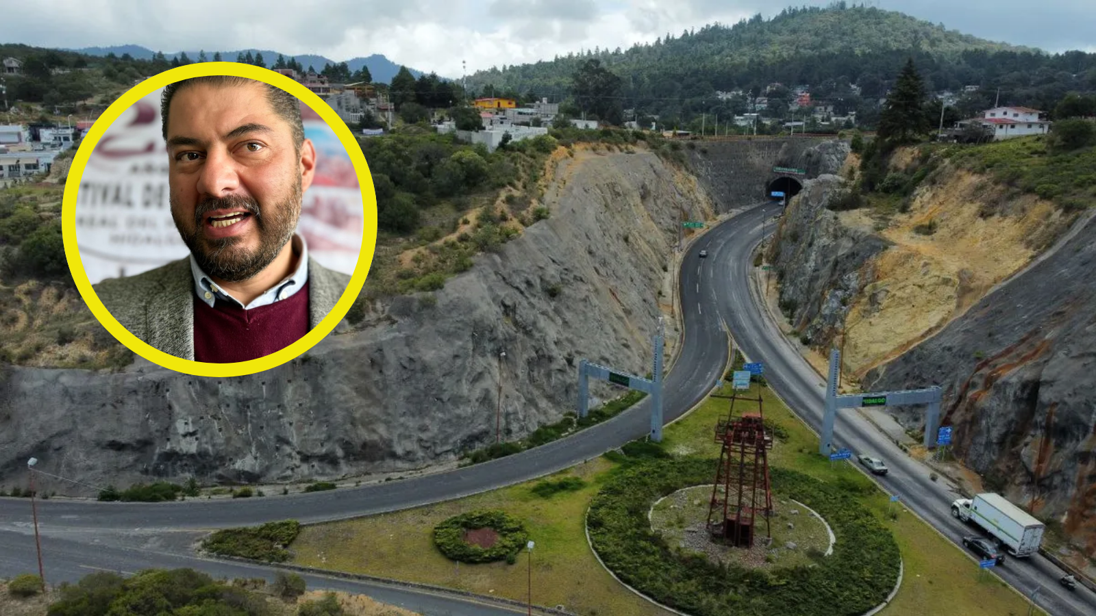 Alcalde aclara que video viral en Real del Monte muestra obras, no deslave